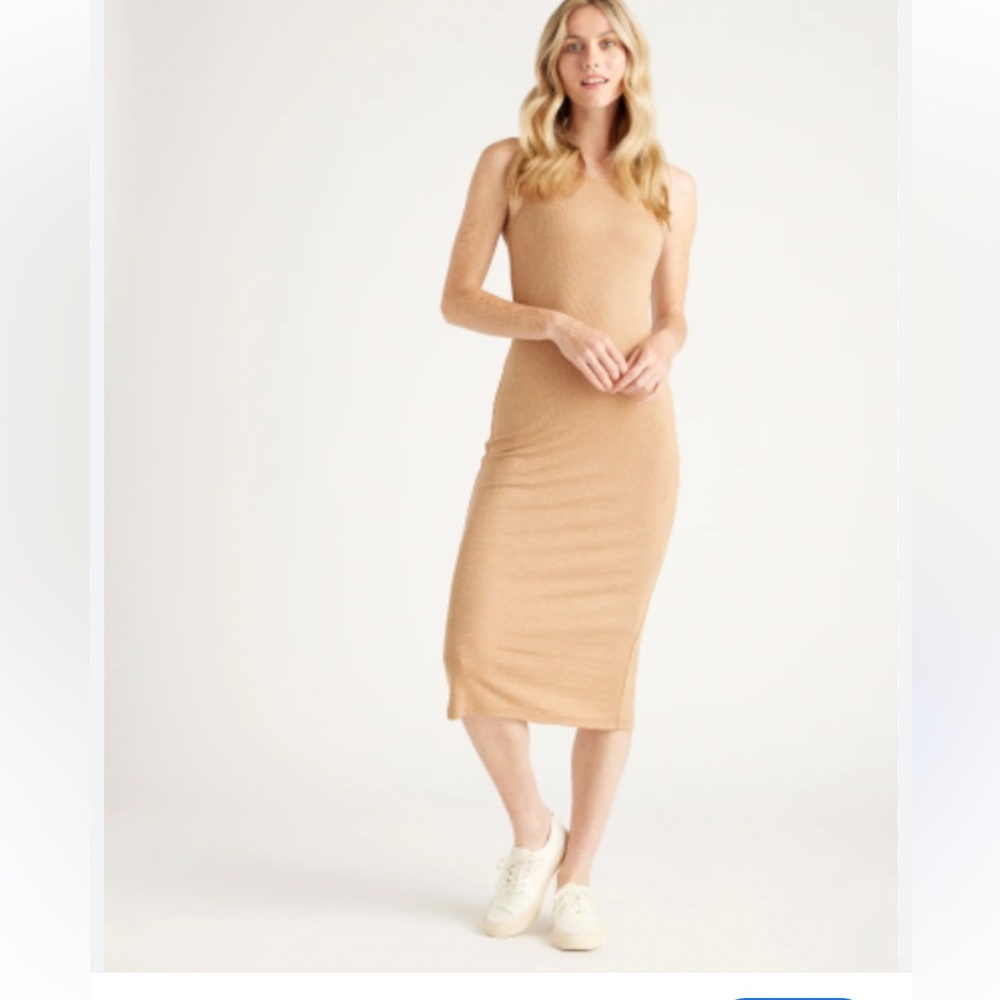 Quince ribbed Tank Sleeveless Dress S
